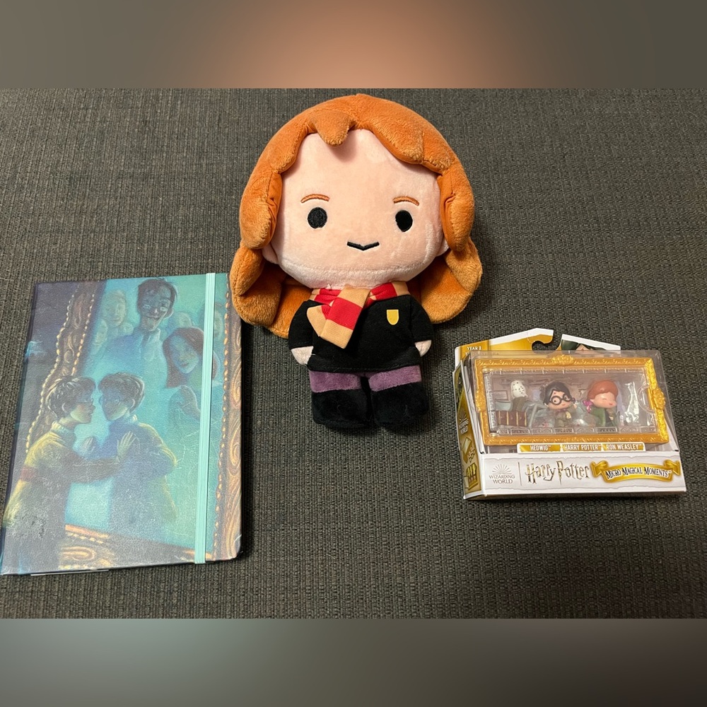 Harry Potter Plush, Notebook, and Figures